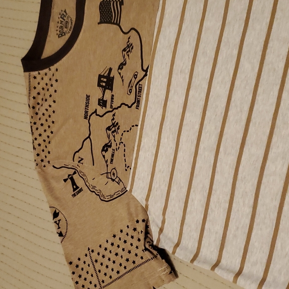 Born Fly Size 3XL T-shirt Tan and Brown - Picture 3 of 16